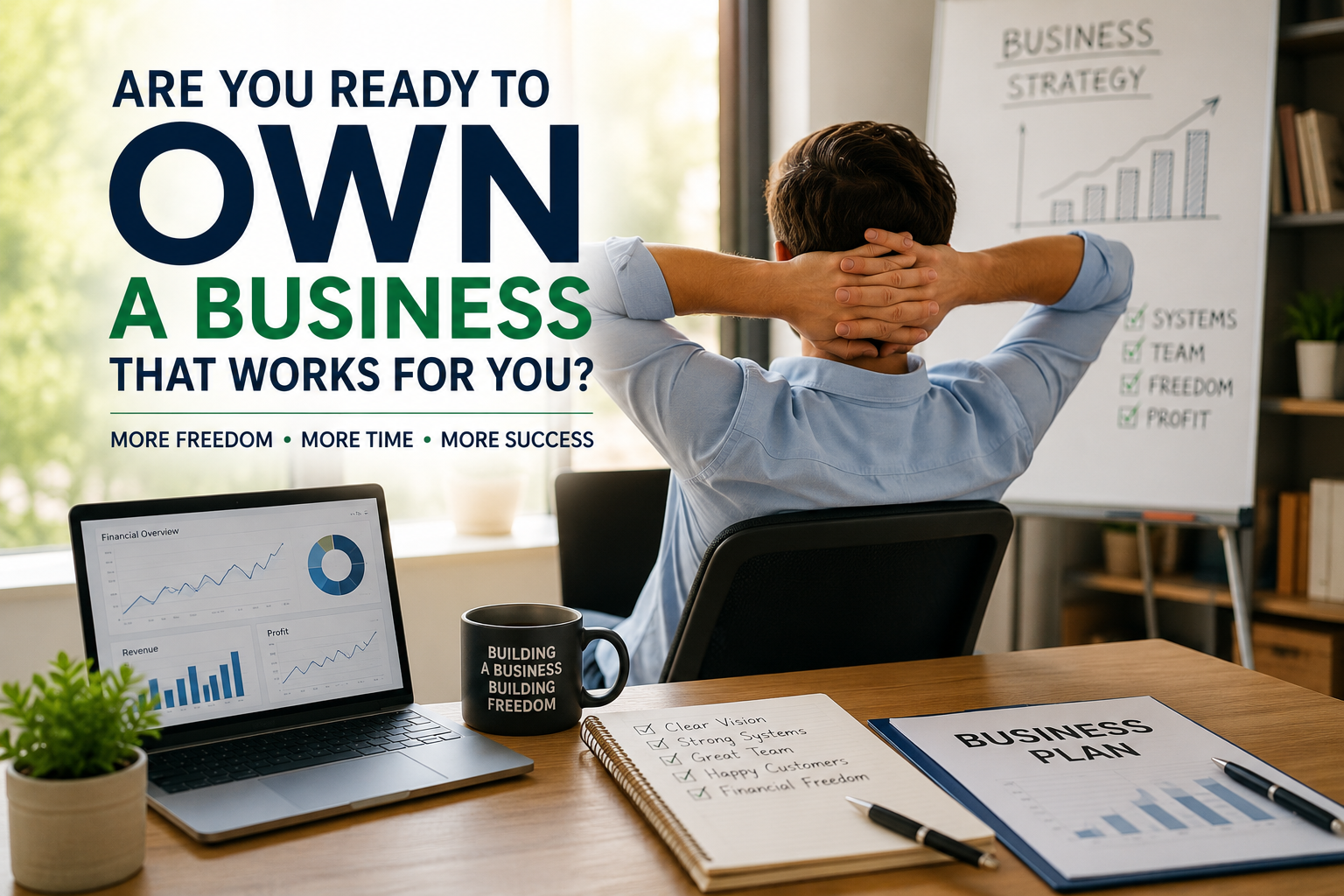 own a business