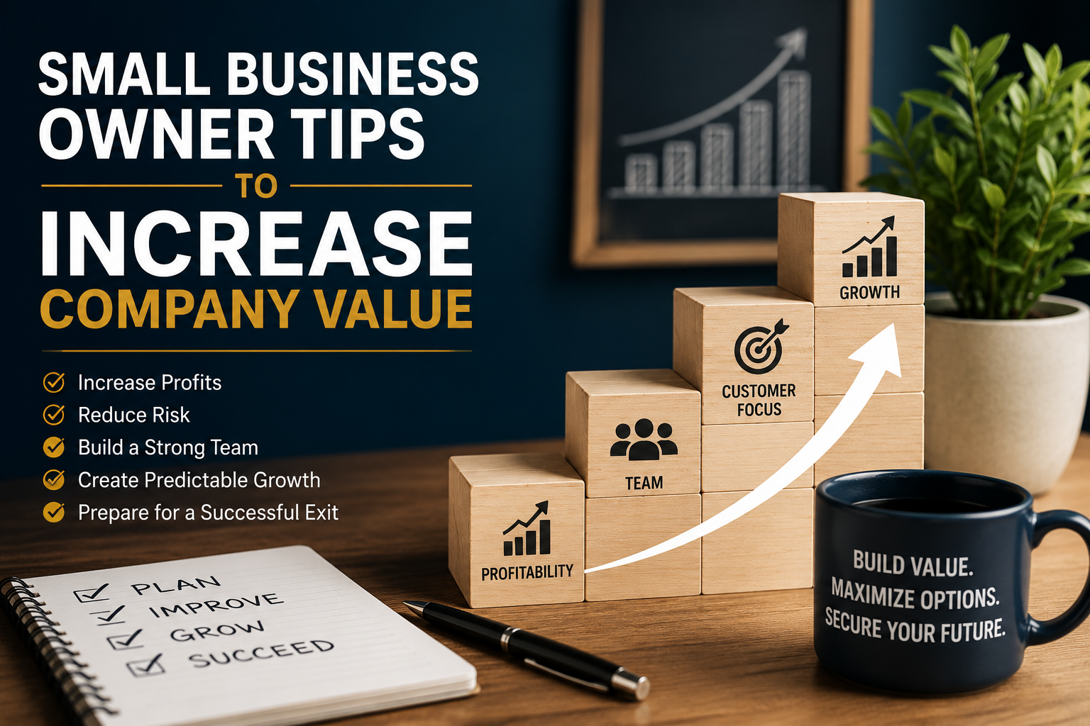 Small Business Owner Tips to Increase Company Value