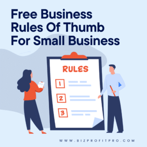 Rule of thumb to value a business