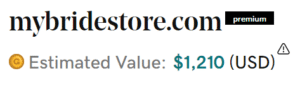 mybridestore.com value