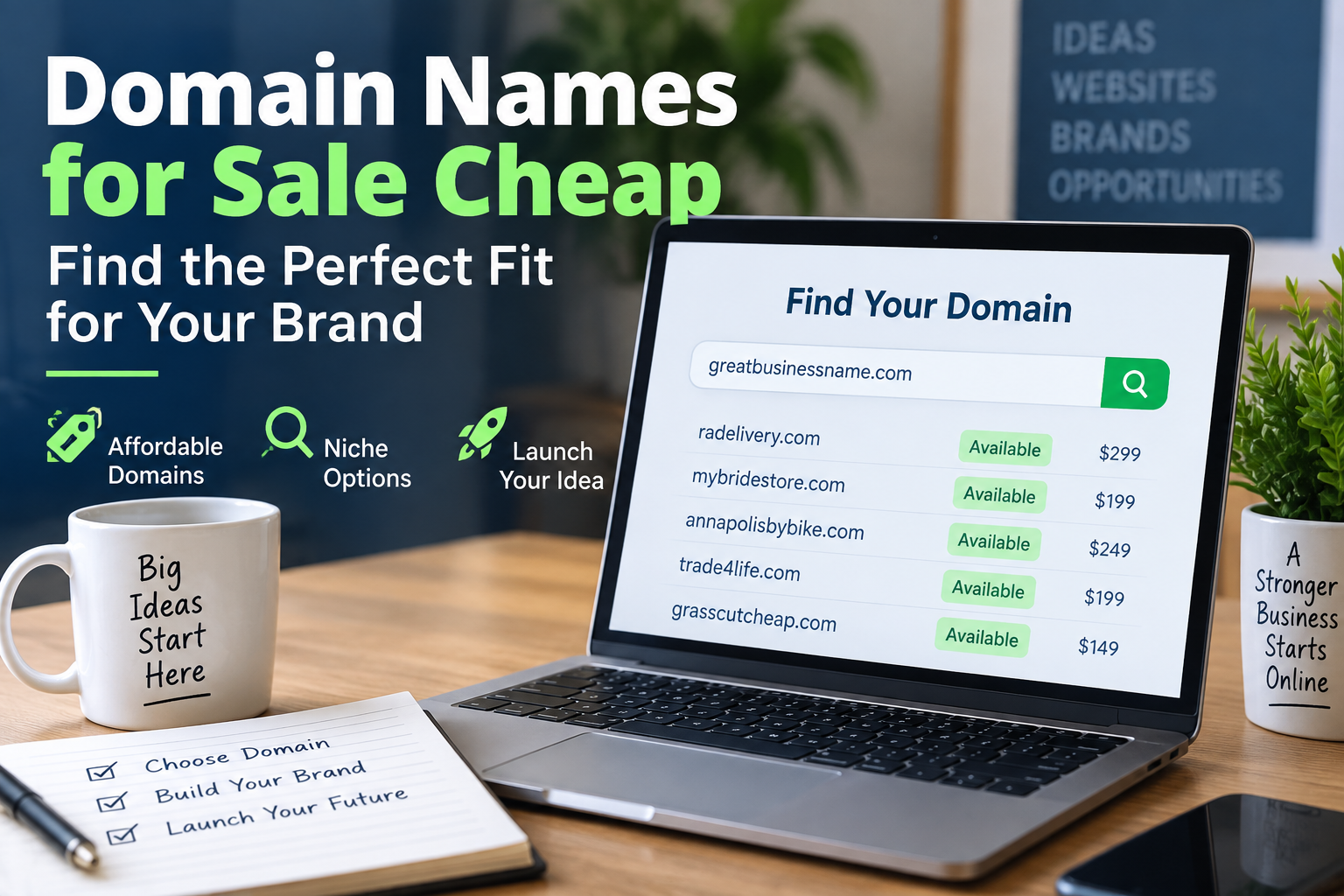 Domain Names for Sale Cheap