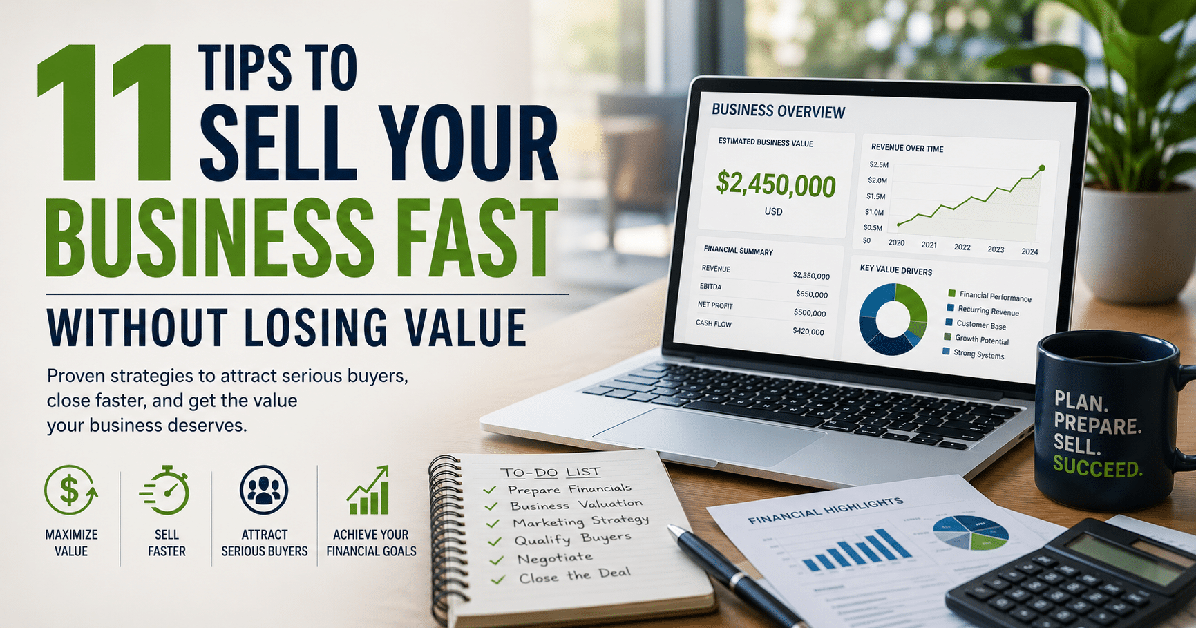 11 Tips to Sell Your Business Fast Without Losing Value