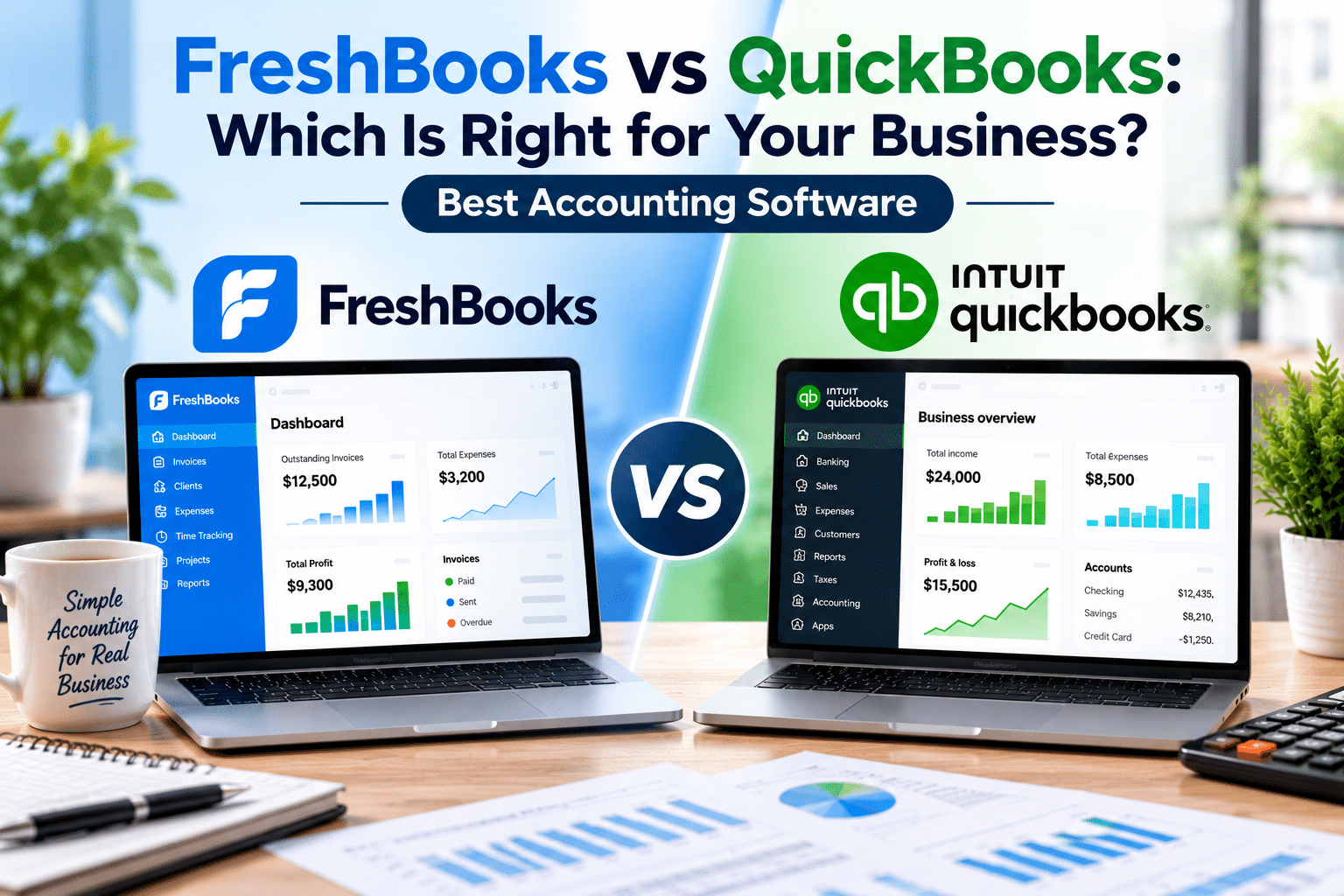 FreshBooks vs QuickBooks- Which Is Right for Your Business?