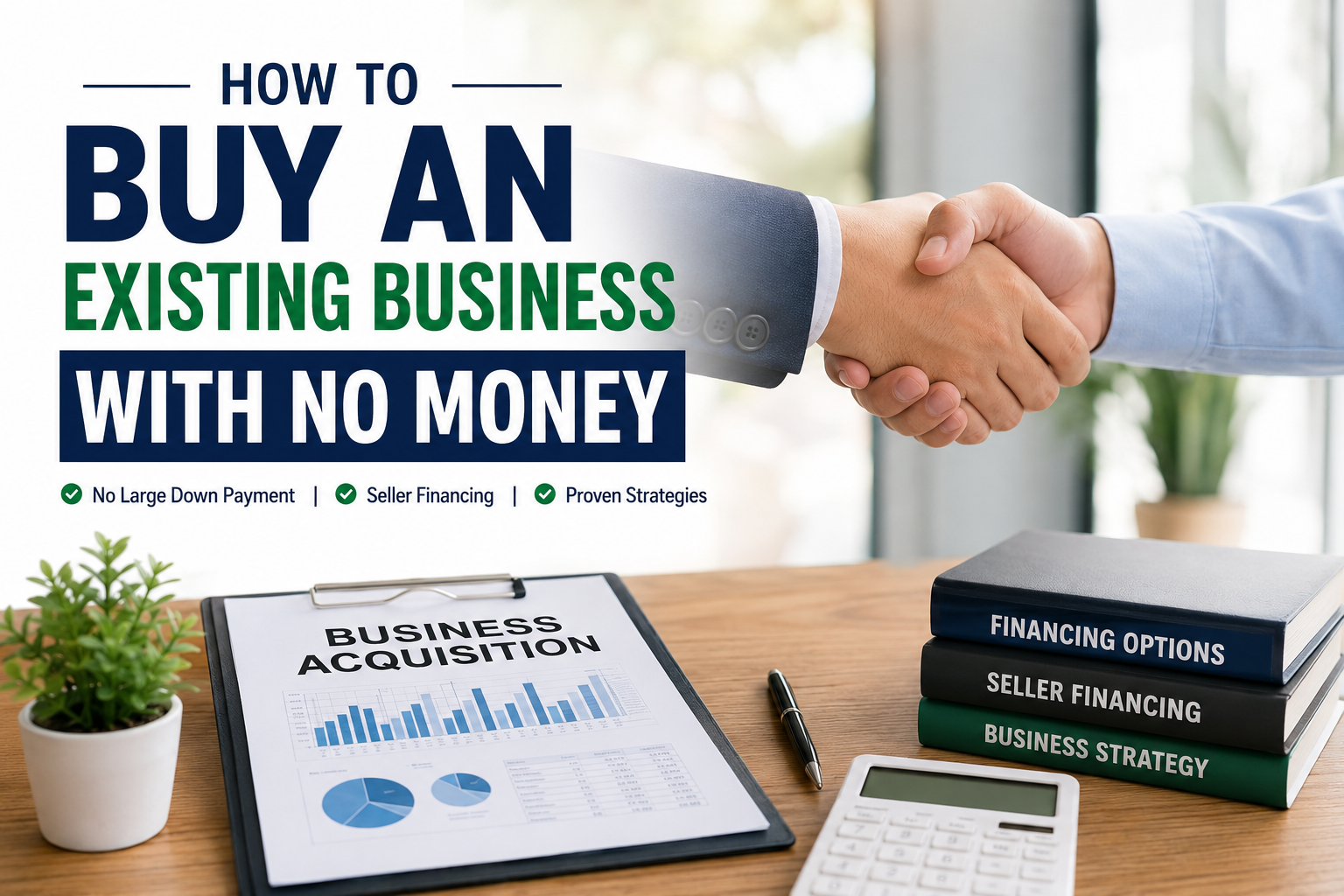 How to Buy an Existing Business With No Money